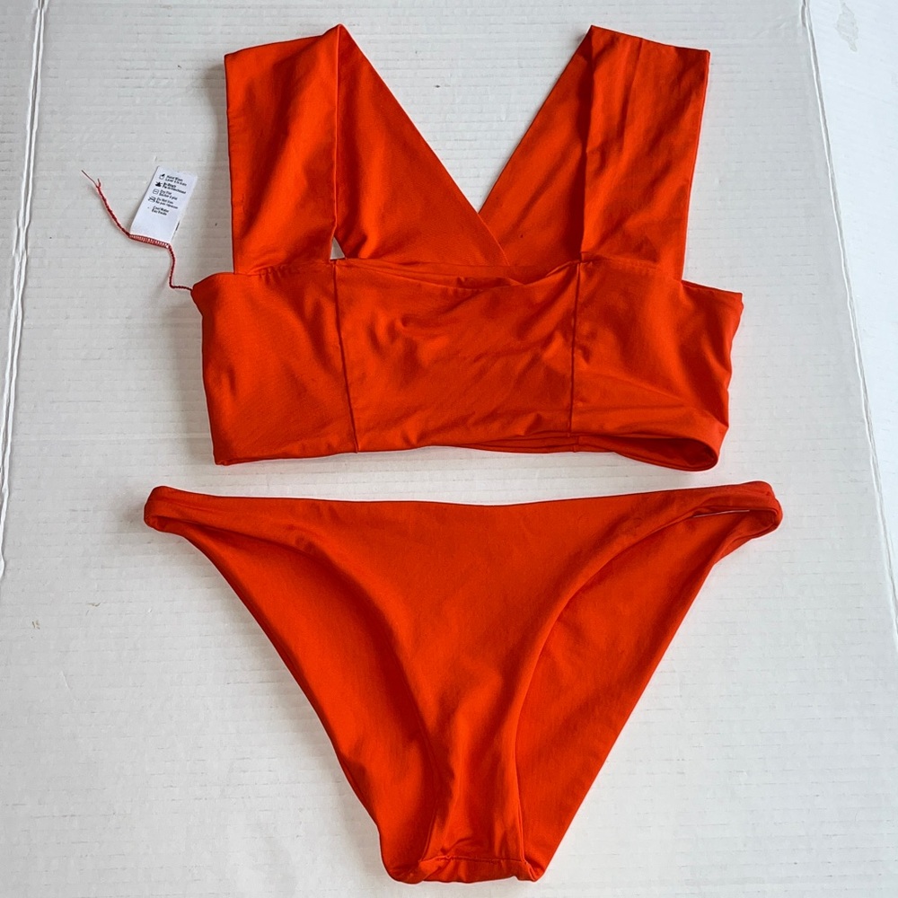 LSpace L Space Parker Bikini Set Orange Size Small - Picture 2 of 5